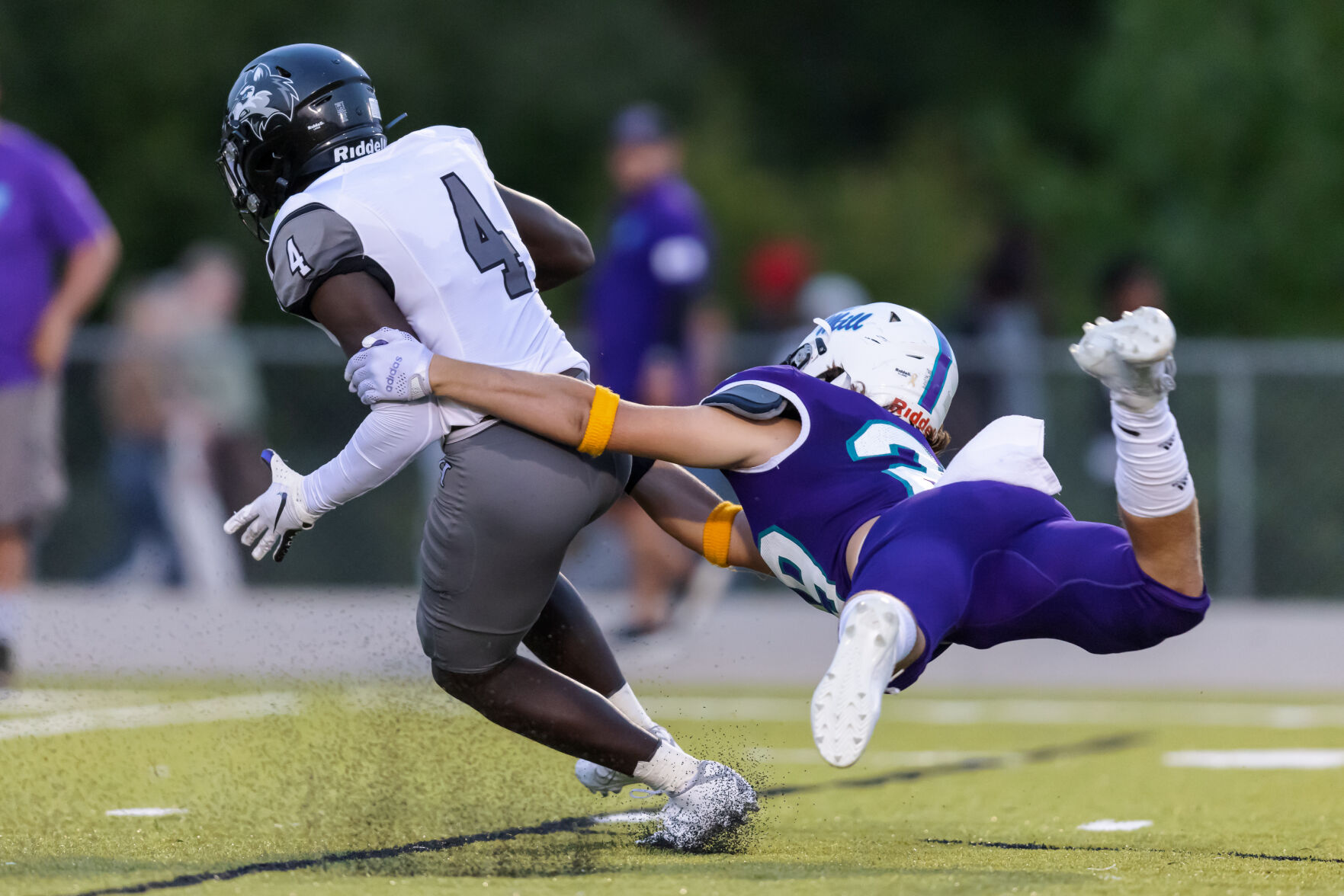 The Hough Huskey defeated the Cox Mill Chargers 48-7 on Friday night at Cox Mill High School.